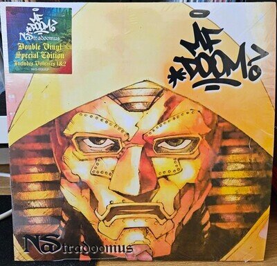 MF DOOM / NAS " NASTRADOOMUS VOLUMES 1 &2 " SEALED VINYL LP HIP HOP RAP