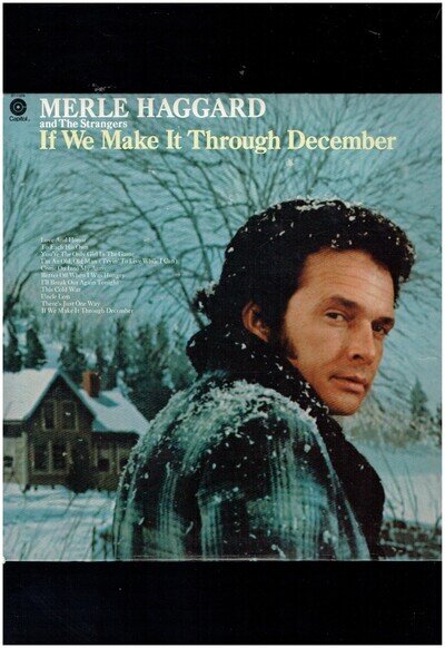 MERLE HAGGARD IF WE MAKE IT THROUGH DECEMBER 1974 VINYL ALBUM