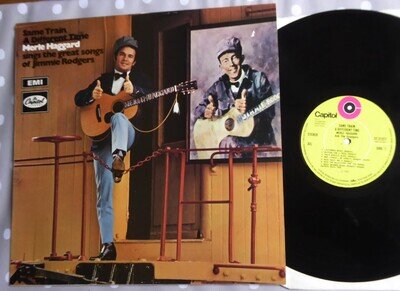 MERLE HAGGARD SAME TRAIN A DIFFERENT TIME- SONGS OF JIMMIE RODGERS 1969 LP