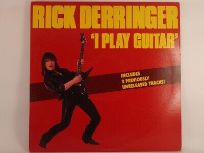 RICK DERRINGER I PLAY GUITAR (23) 4 Track 12" Single including Picture Sleeve PA