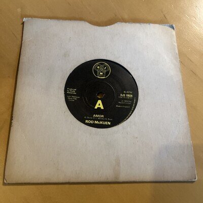 ROD McKUEN AMOR 7" VINYL 1978