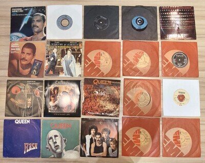Queen Joblot Rock 20x 7" Singles Records Bohemian Rhapsody A Kind of Magic Flash
