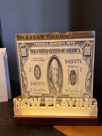 ERIC B. & RAKIM - 'Paid in Full' 7inch Vinyl (Island Records 1987)