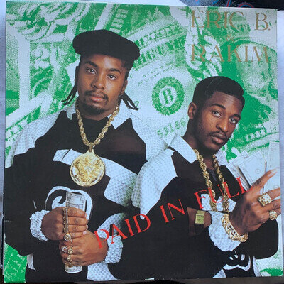 Eric B & Rakim, Paid In Full vinyl LP, 1987