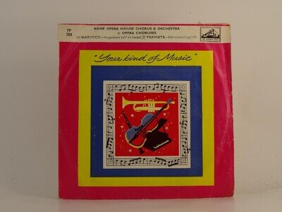 ROME OPERA HOUSE CHORUS AND ORCHESTRA NABUCCO (79) 2 Track 7" Single including P