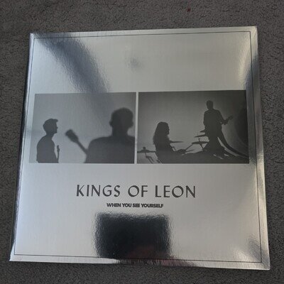 KINGS OF LEON - WHEN YOU SEE YOURSELF 2X SILVER SWIRL VINYL LP (NEW)