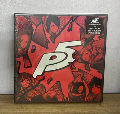 Persona 5 Soundtrack Essential Edition Vinyl Record Box Set 4 x LP iam8bit ✅NEW✅