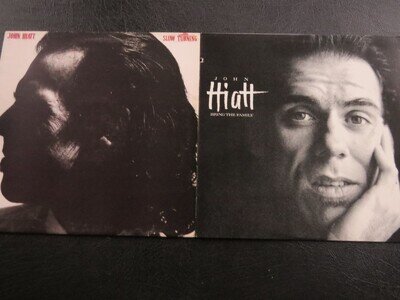 JOHN HIATT - Job Lot - 2 x LPs - Slow Turning/Bring The Family