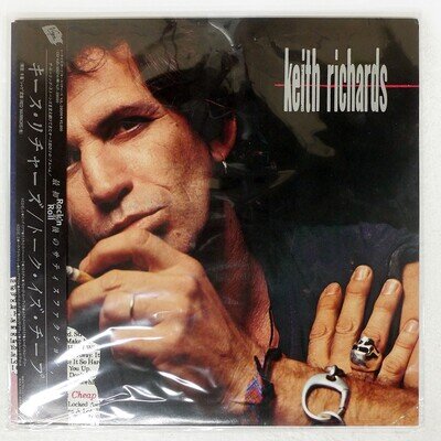KEITH RICHARDS TALK IS CHEAP VIRGIN VJL28056 Japan OBI INSERT VINYL LP