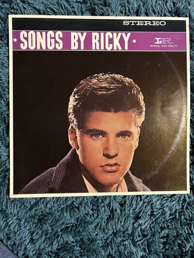 RICKY NELSON SONG BY RICKY ORIGINAL 1959 USA VINYL RECORD ON IMPERIAL RECORDS EX