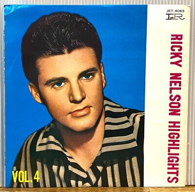 RICKY NELSON HIGHLIGHTS 60s Japan 10inch Thin Sleeve LP IMPERIAL JET-4063