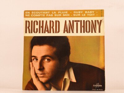 RICHARD ANTHONY EN ECOUTANT LA PLUIE (125) 4 Track 7" Single including Picture S