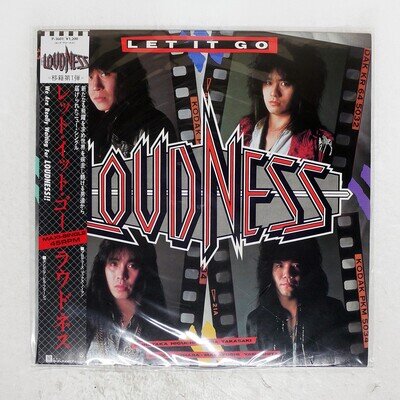 LOUDNESS LET IT GO ATCO P3601 Japan OBI VINYL 12