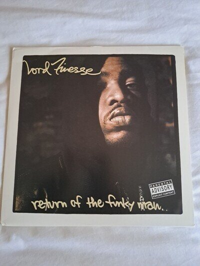 LORD FINESSE RETURN OF THE FUNKY MAN DOUBLE VINYL ALBUM HIP HOP US 2005 EXC
