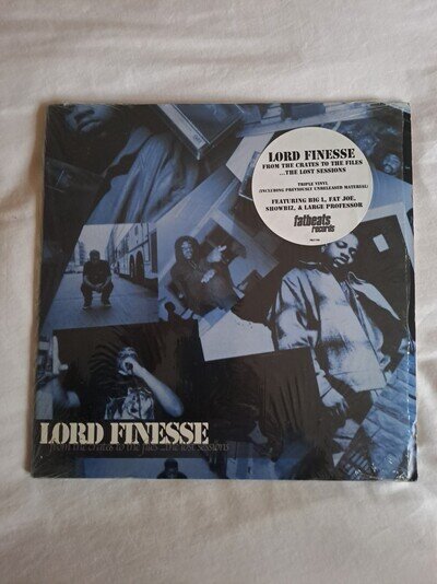 LORD FINESSE FROM THE CRATES TO THE FILES TRIPLE VINYL ALBUM HIP HOP US 2003 EXC
