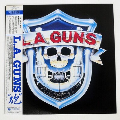 L.A. GUNS L.A. GUNS VERTIGO 25PP249 Japan OBI INSERT VINYL LP
