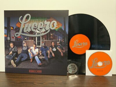 Lucero - Women & Work, Vinyl LP + CD NM Unplayed
