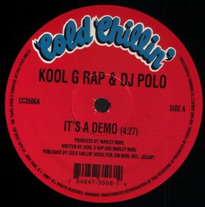 Kool G Rap & D.J. Polo - It's A Demo / I'm Fly (12", Ltd, RE)