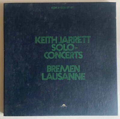 Keith Jarrett Solo Concerts Bremen Lausanne Vinyl Triple LP box 1973 Polydor