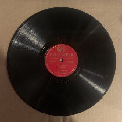 Kate Smith, 78 rpm, V+, Dear Mom, Columbia 36489
