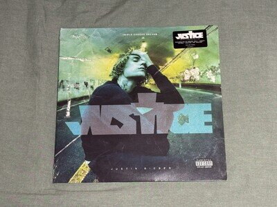 New Sealed Justice Justin Bieber Clear Vinyl LP Limited Edition