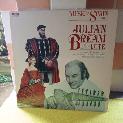 JULIAN BREAM MUSIC OF SPAIN VOL.1 - RCA RED SEAL RL 13435 - UK 1980 NM/EX