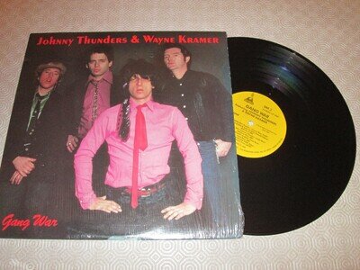 JOHNNY THUNDERS & WAYNE KRAMER - GANG WAR - ORIG DEMILO RECORDS - EX CONDITION