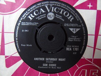 SAM COOKE ANOTHER SATURDAY NIGHT DUANE EDDY GUITAR MAN 1968 UK RCA NEAR MINT