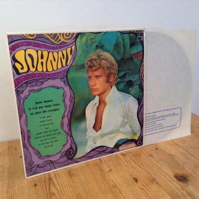 JOHNNY HALLYDAY [JEUNE HOMME] EX FRENCH 6325 187 LP Philips