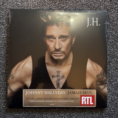Johnny Hallyday Jamais Seul 2x LP 2011 import French brand new auction low