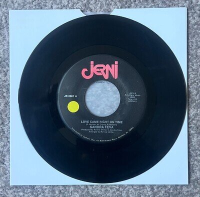 Sandra Feva "Love Came Right On Time" - Jerni - Modern Soul - VG+