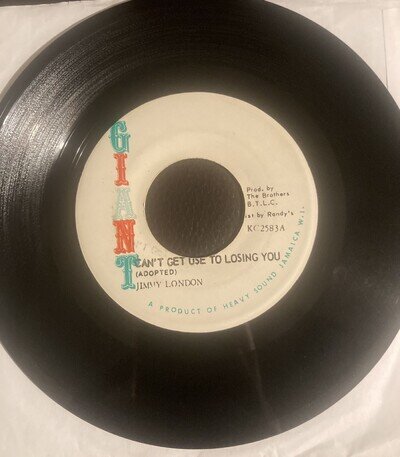 Jimmy London - I Can't Get Used To Losing You VG+ Roots, Reggae,