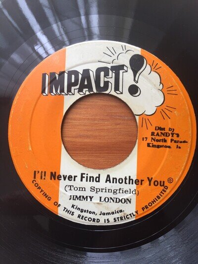 JIMMY LONDON. I'LL. NEVER FIND ANOTHER YOU