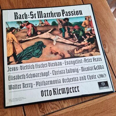 Bach, Klemperer – St Matthew Passion, vinyl LP box set