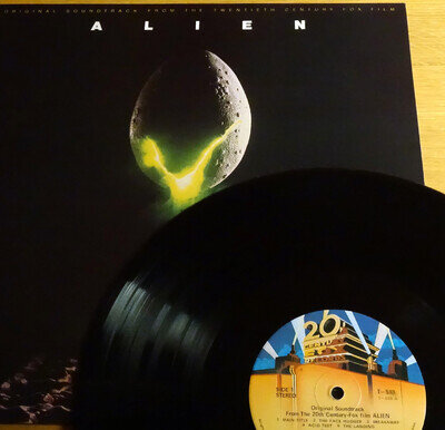 ALIEN (1979) ORIGINAL RARE FILM SOUNDTRACK LP J GOLDSMITH CLASSIC SCI-FI HORROR!