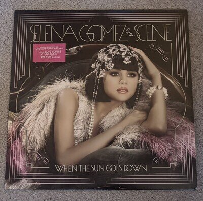 Selena Gomez & The Scene When The Sun Goes Down Lavender/White Vinyl NEVERPLAYED