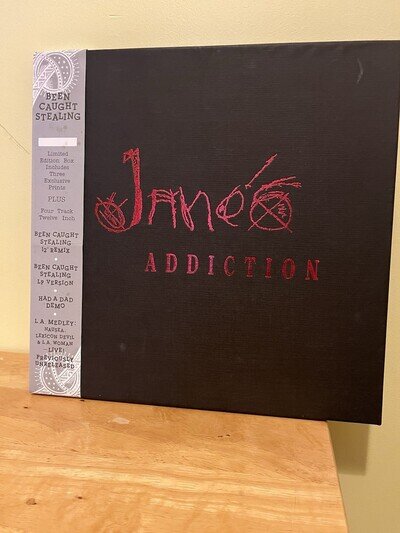 Jane's Addiction ‎– Been Caught Stealing : W0011TB Vinyl, 12", Ltd Ed Box Set