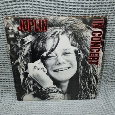 Janis Joplin – Joplin In Concert CBS – 67241 2X Vinyl Repress Gatefold