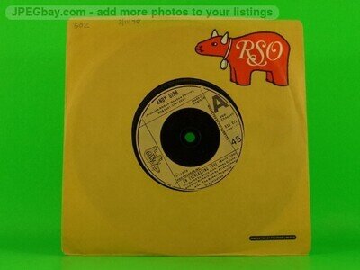 ANDY GIBB AN EVERLASTING LOVE (150) 2 Track 7" Single including Company Sleeve R