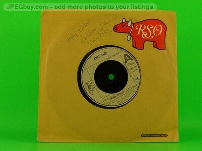 ANDY GIBB SHADOW DANCING (150) 2 Track 7" Single including Company Sleeve RSO
