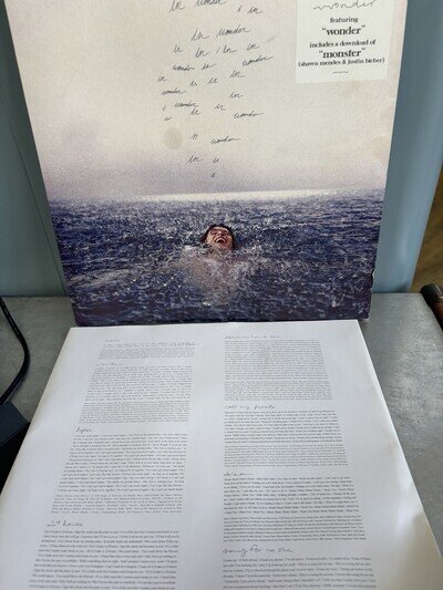 SHAWN MENDES - WONDER VINYL LP GOLD WITH POSTER