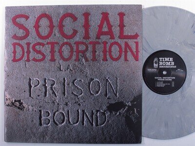 SOCIAL DISTORTION Prison Bound BICYCLE LP VG++/VG+ with autographed insert z