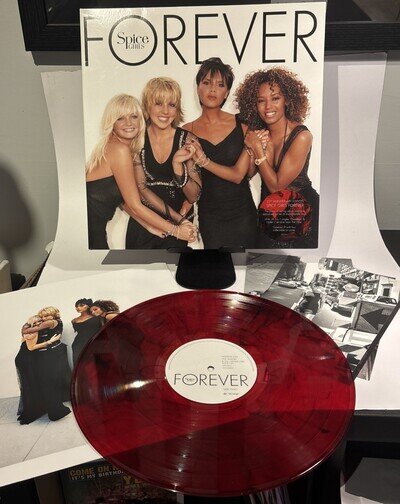 SPICE GIRLS FOREVER [25TH ANNIVERSARY] [BLACK/RED MARBLE LP] LP VG+ MINT