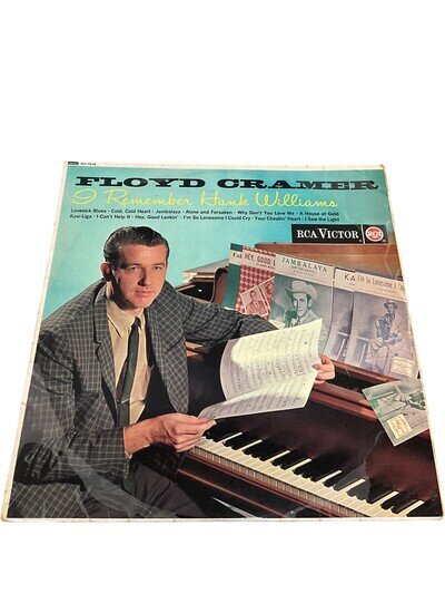 Floyd Cramer I Remember Hank Williams Vinyl Record LP by RCA Victor