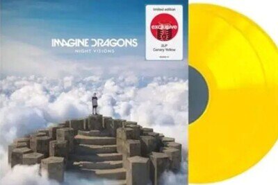 Imagine Dragons Night Visions LP Album Vinyl Record limited 2 x Yellow 2022