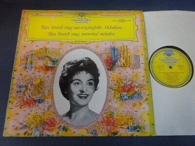 TULIPS ED1 RITA STREICH SINGS IMMORTAL MELODIES LP, Berlin RSO, DG 136 011