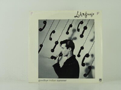 LANGUAGE GOODBYE INDIAN SUMMER (PROMOTION COPY) (35) 2 Track 7" Single including