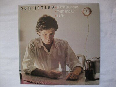 DON HENLEY - DIRTY LAUNDRY LP. UK 1983. POP ROCK. RECORD LOOKS EXCELLENT.