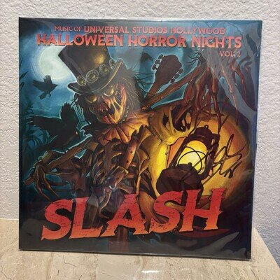 Slash Signed Universal Studios Halloween Horror Nights Vinyl LP Exclusive 2025