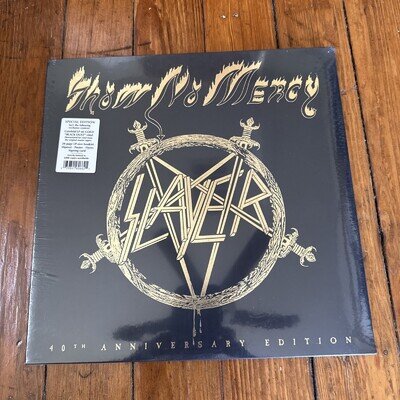 SLAYER - SHOW NO MERCY ORG LIM. LP 40TH ANNIVERSARY LP BOXSET METALLICA,DEATH